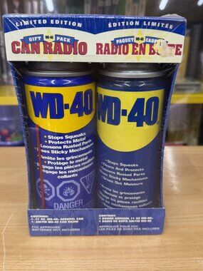WD-40 Vintage Can Radio Limited Edition Gift Pack AM FM Sealed Box